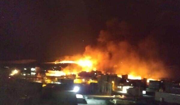 عکس حادثه آتش سوزی