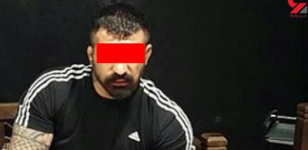 عکس ضربه خوردن وحید مرادی