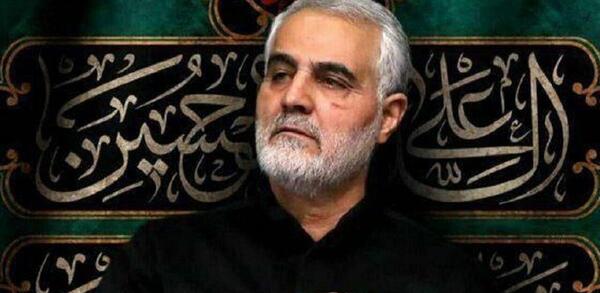 عکس حاج قاسم سلیمانی در ماه محرم