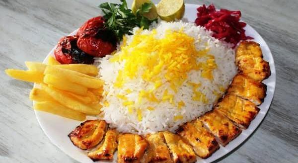 عکس های تزیین چلو کباب
