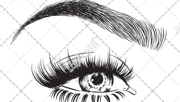 عکس کارتونی کاشت مژه