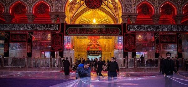 عکس صحن و ضریح امام حسین