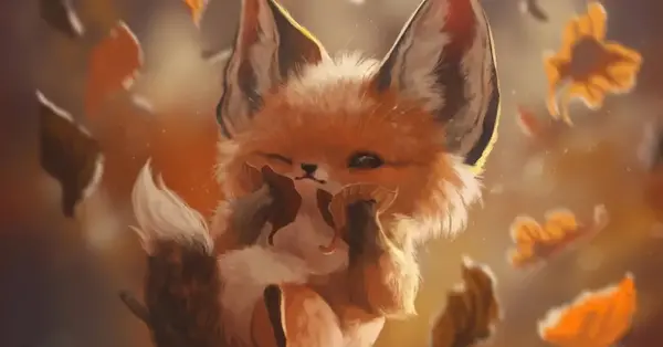 عکس روباه صورتی