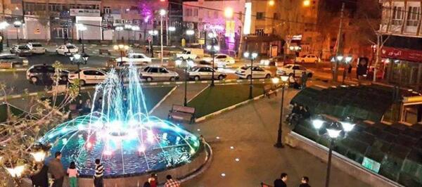 عکس سنگ فرش ولیعصر تبریز