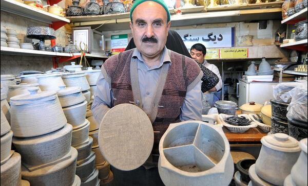 عکس ظروف سنگی قدیمی