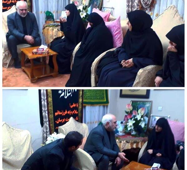 عکس سردار سلیمانی با ظریف