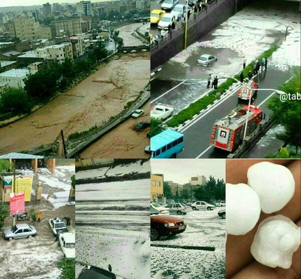 عکس چهارراه بهار تبریز