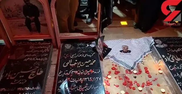 عکس سردار سلیمانی جسد