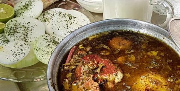 عکس نوشته آبگوشت بزباش