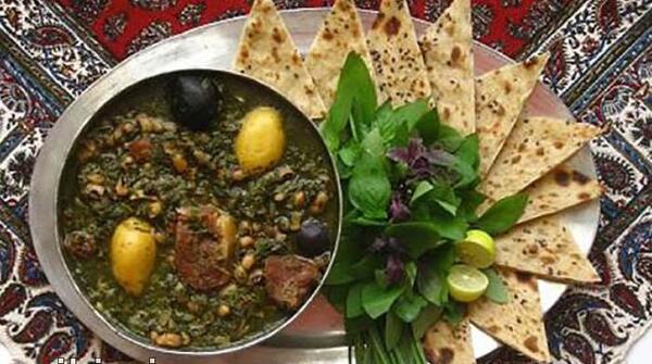 عکس نوشته آبگوشت بزباش