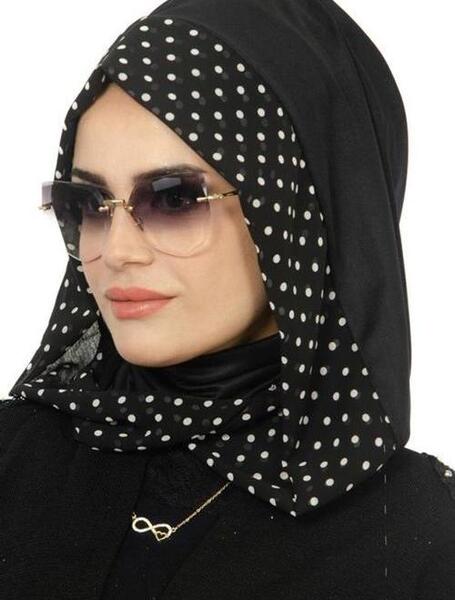 عکس دختر چادری با عینک دودی