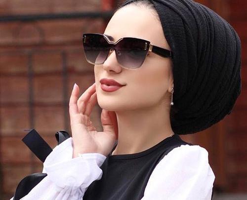 عکس دختر چادری با عینک دودی
