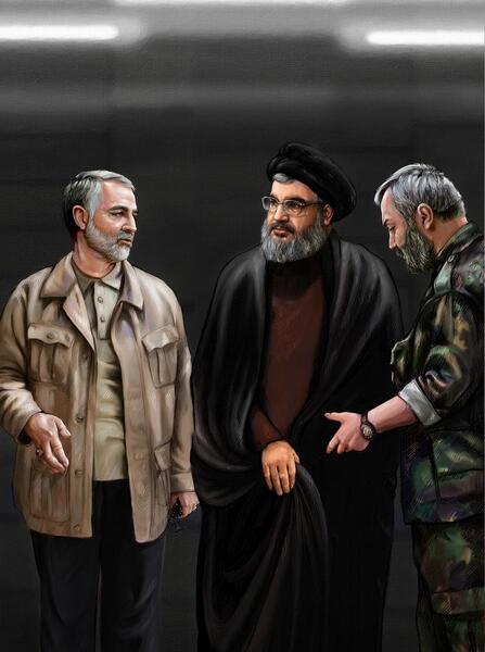 عکس گرافیکی حاج قاسم سلیمانی