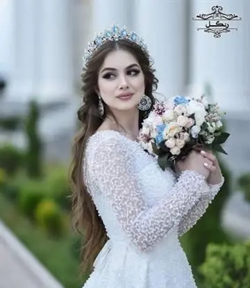 عکس عروس تنها