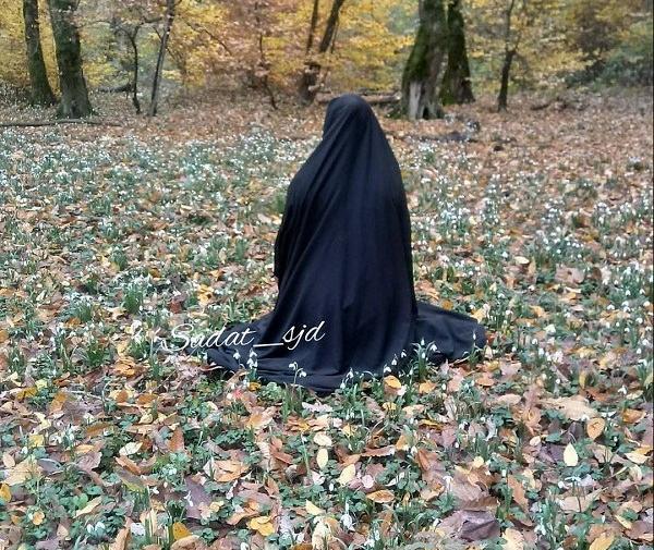 عکس دختر چادری شیک کارتونی