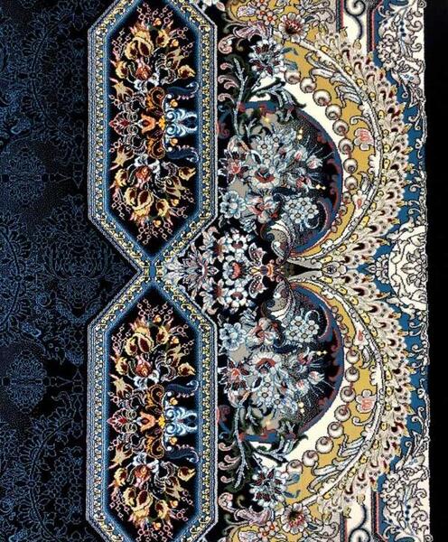 عکس فرش ناردون سرمه ای