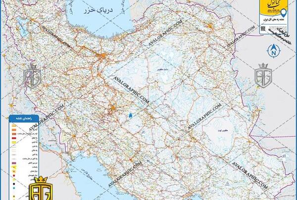عکس نقشه راه ایران