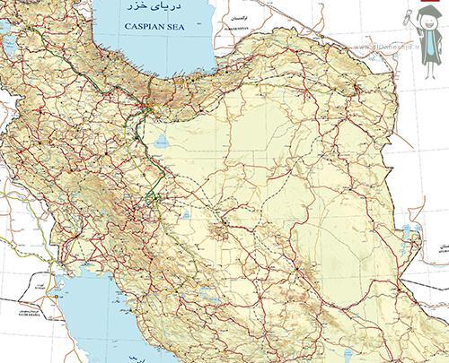 عکس نقشه راه ایران
