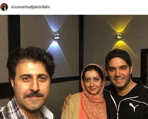 عکس همسر هومن حاج عبداللهی