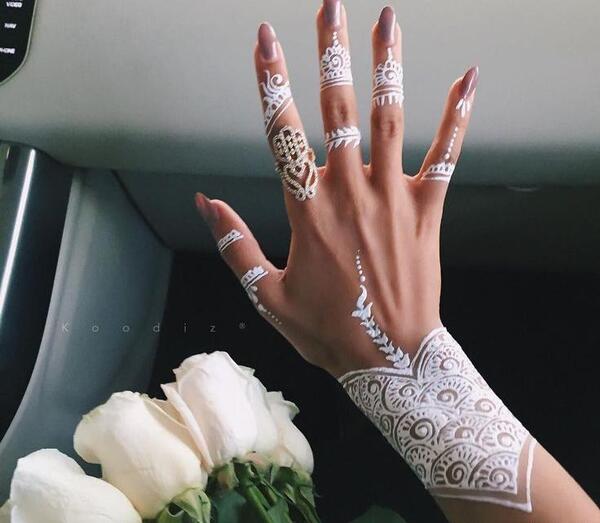عکس حنای سفید