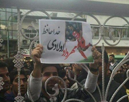 عکس لحظه فوت مهرداد اولادی