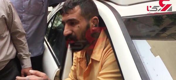 عکس وحید مرادی با پلیس