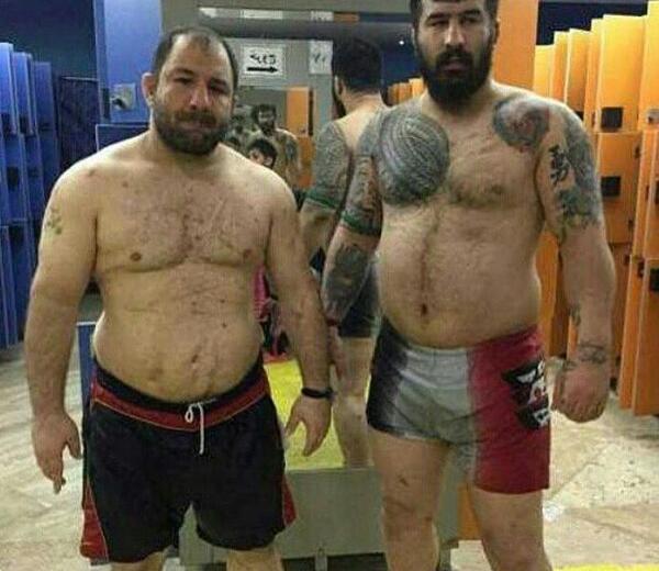 عکس وحید مرادی با پلیس