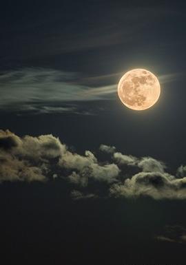 عکس ماه شب 14