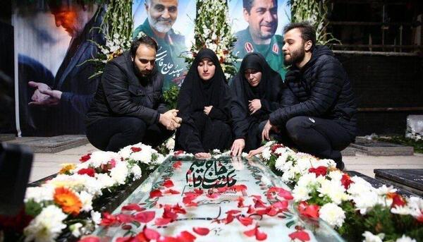 عکس ضریح حاج قاسم سلیمانی