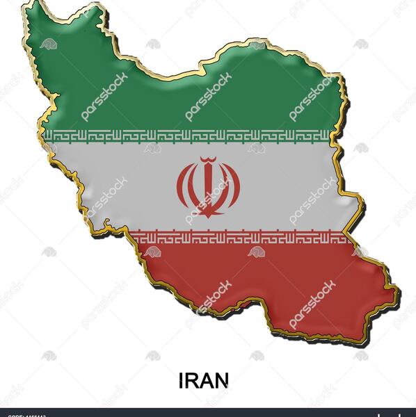 عکس نقشه ایران و پرچم