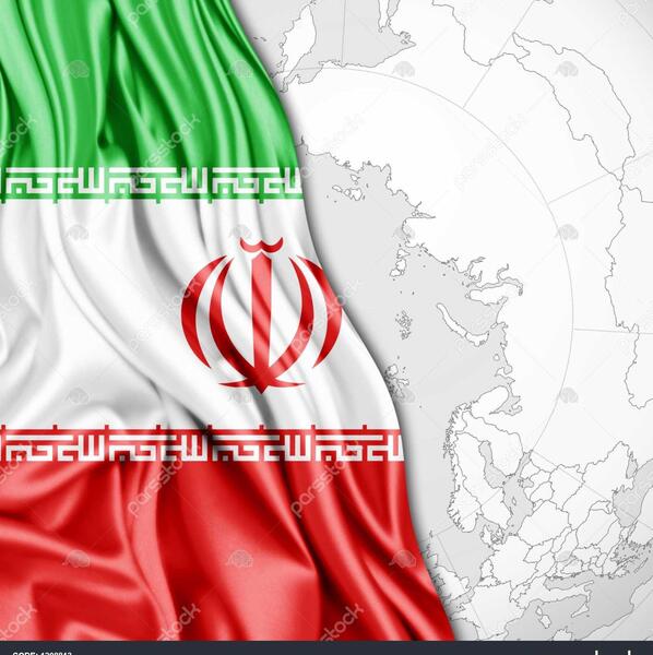 عکس نقشه ایران و پرچم