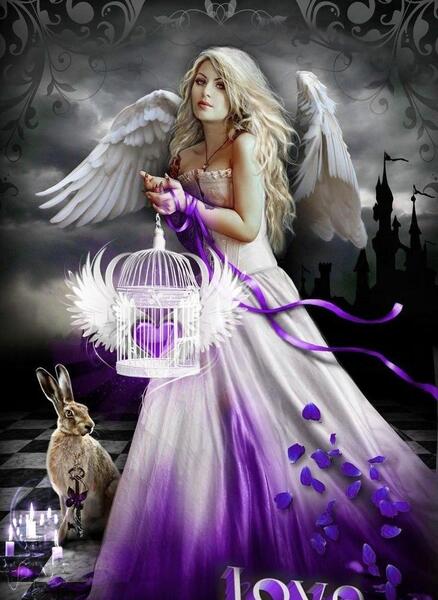 عکس فرشته بالدار کودکانه
