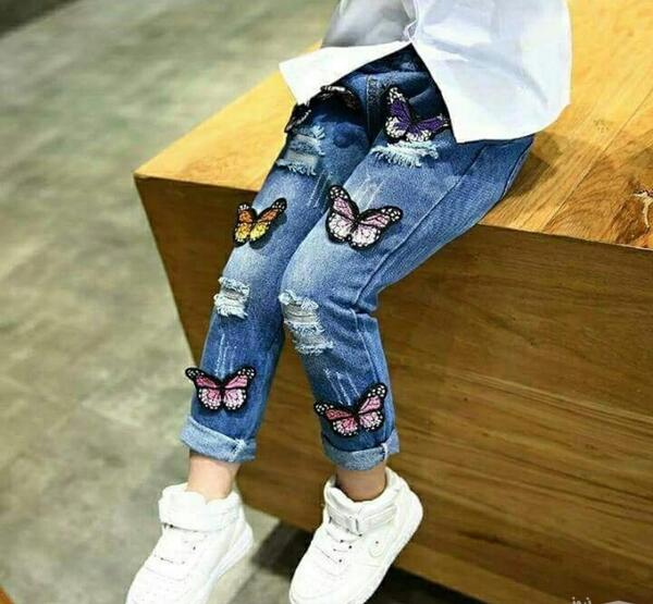 عکس شلوار جین دخترانه جدید