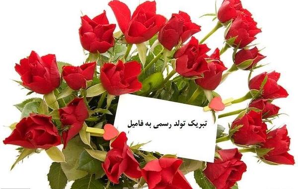 عکس تولد فامیل دور