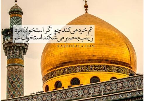 عکس قبر حضرت زینب