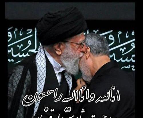عکس سردار سلیمانی با رهبر و امام خمینی
