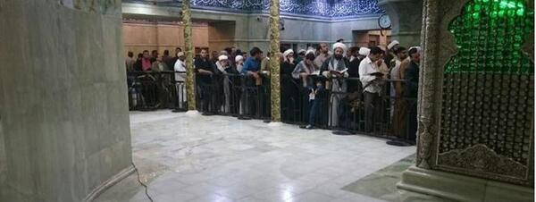 عکس های نصب ضریح امام حسین