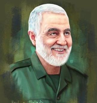 عکس سردار سلیمانی ساده