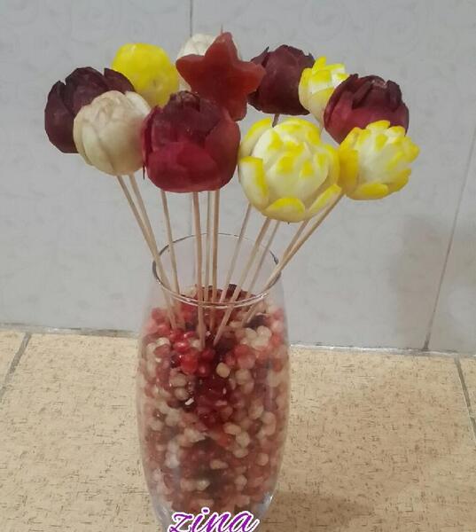عکس تزیین لبو و شلغم