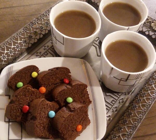 عکس قهوه با کیک