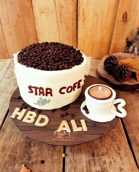 عکس قهوه با کیک