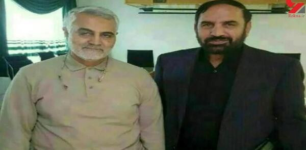 عکس حاج قاسم سلیمانی و همرزمان شهیدش