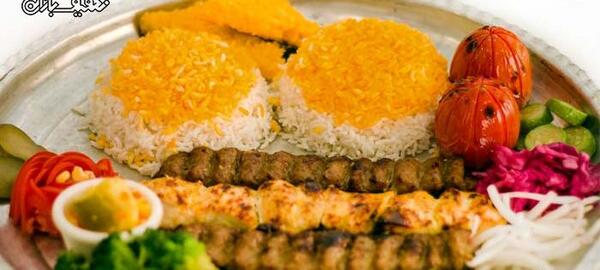 عکس چلو کباب دونفره