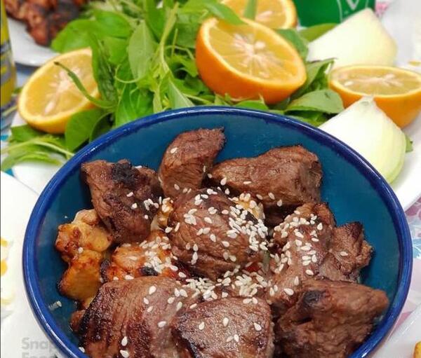 عکس چلو کباب دونفره