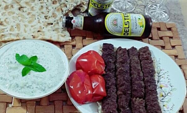 عکس چلو کباب دونفره
