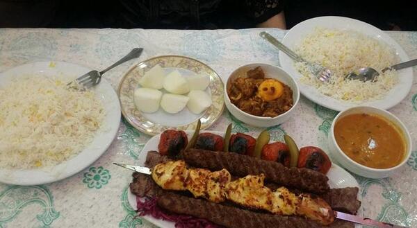 عکس چلو کباب دونفره