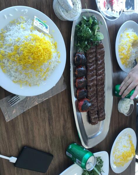 عکس چلو کباب دونفره