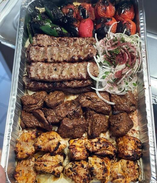 عکس چلو کباب دونفره