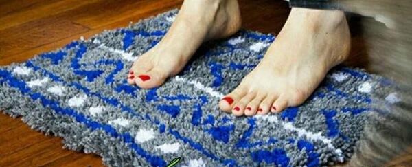 عکس طرح فرشینه با کاموا