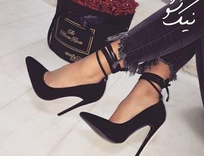 عکس کفش پاشنه بلند لاکچری